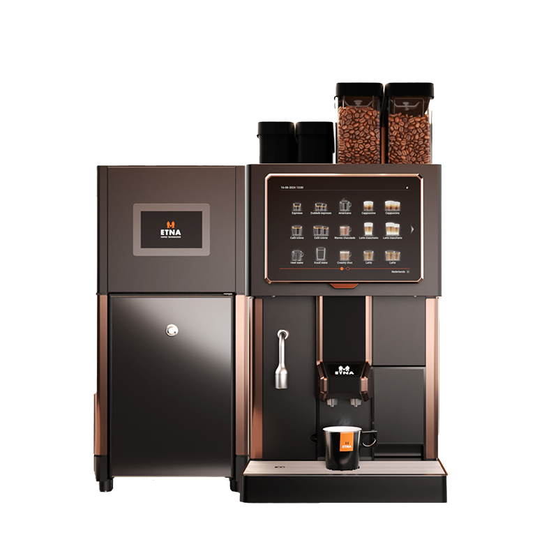 ETNA Sagitta Espresso Met ETNA Milkbase Connected